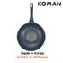 [KOMAN] 2 Piece Set : BlackWin Titanium Coated Frying Pan 28cm+Wok 20cm - Nonstick Cookware 6-Layers Coationg Die Casting Frying Pan - Made in Korea